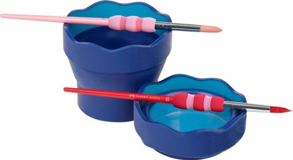Faber-Castell Pinselset 4er-Set 3 Haar- + 1 Borstenpinsel Softgriffstück